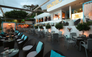 Gazebo Beach Front Lounge & coffee